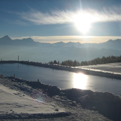 abendstimmung   ber dem frisch pr  parierten eisfeld 003